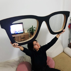 Lentes con espejos enchapados Negros