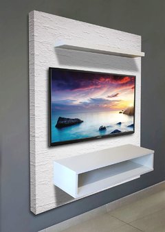 mueble de TV FLOTANTE, diseños en BLANCO - tienda online