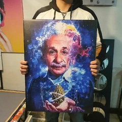 EINSTEIN POPART - Cuadro sobre Bastidor v/medidas