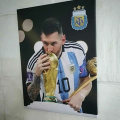 MESSI POPART - Cuadro sobre Bastidor v/medidas