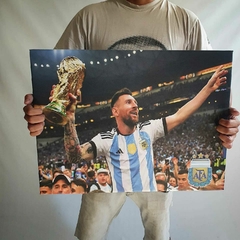 MESSI POPART - Cuadro sobre Bastidor v/medidas - Juan Cuadros Deco