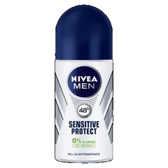 NIVEA DESODORANTE ROLL MASCULINO SENSITIVE PROTECT X50 ML