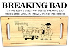 TABLA DE ASADO Y PICADAS CON GRABADO LASER BREAKING BAD - comprar online