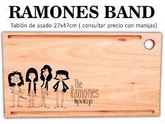 THE RAMONES - TABLON DE ASADO - REGALOS ORIGINALES MEDIDA 27X47 - comprar online