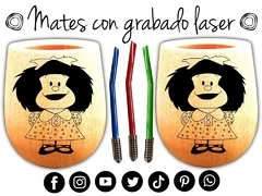 MAFALDA MATES CON GRABADO LASER PERSONALIZADO REGALOS ORIGINALES DE CUMPLEAÑOS - tienda online