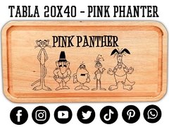 PINK PHANTER - TABLA DE ASADO, PICADAS O MERIENDAS. 20X40cm - comprar online