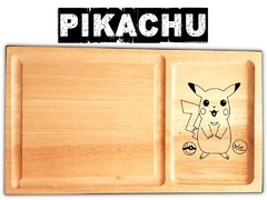 Pikachu Pokemon plato de asado con cuenco de guarnicion. Regalos para siempre!