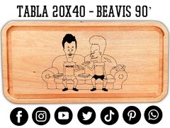 BEAVIS 90 RETRO - GRABADO LASER - REGALOS ORIGINALES - TABLA DE ASADO O PICADAS! - comprar online
