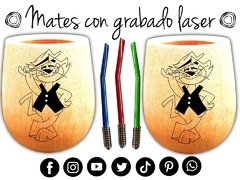 DON GATO MAT CON GRABADO LASER REGALOS ORIGINALES DIBUJOS ANIMADOS - tienda online