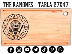 Imagen de THE RAMONES - TABLON DE ASADO LOGO RAMONES- REGALOS PARA CUMPLEAÑOS