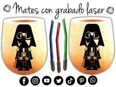 star wars mate con grabado laser personajes regalos de cumpleaños