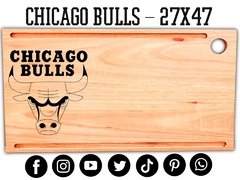 CHICAGO BULLS BASQUET NBA - TABLON DE ASADO - REGALOS ORIGINALES Y UTILIZABLES PARA SIEMPRE en internet