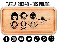 LOS PIOJOS - CIRO -REGALOS - GRABADO LASER - MADERA - ASADO Y PICADAS 20X40! en internet