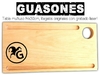 Guasones! Tabla multiuso con grabado laser. Regalos originales y utilizables todo el año.