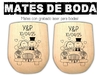 Mates personalizados para casamientos boda wedding madera - comprar online