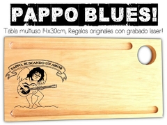 Pappo Blues Tablita multiuso con grabado laser. Regalos originales y utilizables todo el año!