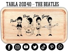 THE BEATLES - TABLA DE PICADA Y ASADOS 20x40cm