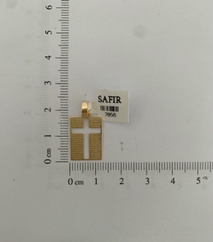 Pingente Medalha Cruz e Pai Nosso (Cód. 7856) - comprar online