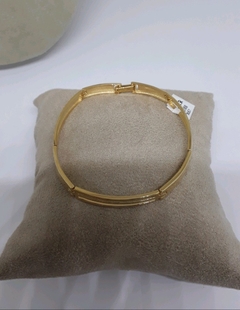 Pulseira Bracelete Chapada Cód. 3057 - Safir - @joiassafir - Joias de Ouro 18k Certificadas - Entregamos para todo o Brasil  - (91) 98737-5105