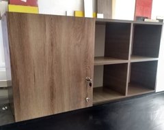 Armário multi uso com porta MDF Amadeirado.cód TT1