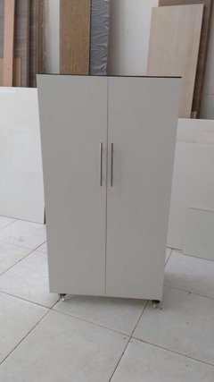 Armário balcão MDF branco prateleiras com portas multi uso .CÓD2201 - loja online