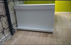 Balcão atendimento MDF branco c/ porta.códBALC022 - comprar online