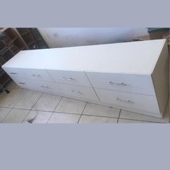 Gaveteiro MDF Branco com 8 gavetas .cód VTA1