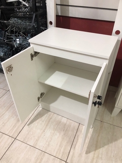 Armário balcão com porta prateleira MDF branco cód.amr85 na internet