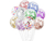 Globos Transparentes Confeti Metalico C50 - comprar en línea