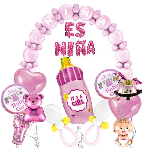 Kit Arco Baby Shower Niña - Comprar en ElReyRaton