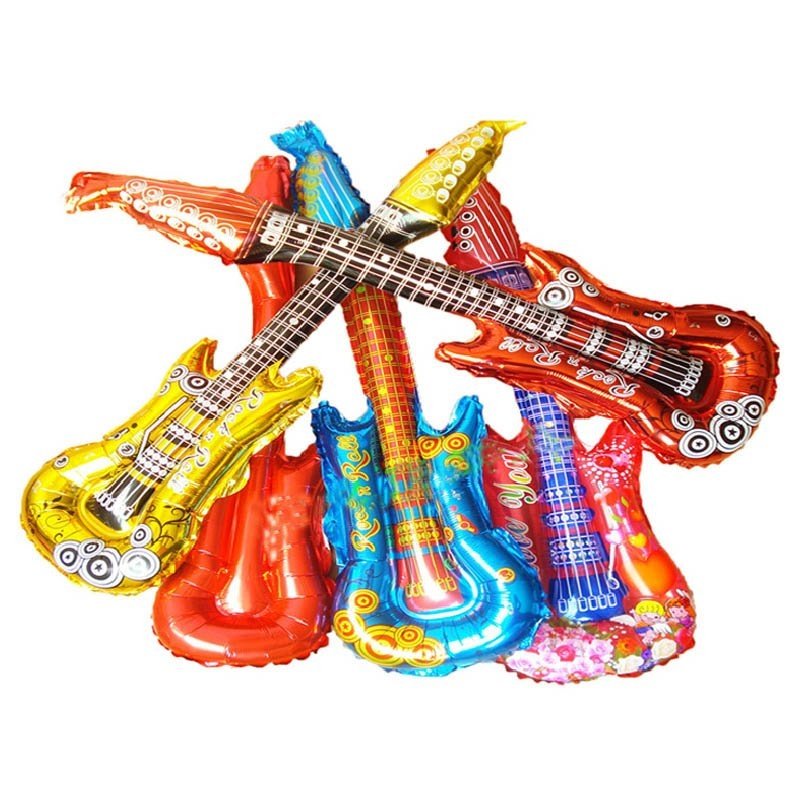 Novelty Place 12 guitarras inflables para niños, 35 pulgadas, guitarras  eléctricas inflables de 35 pulgadas, colores surtidos, juguete de guitarra