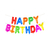 Letrero Globos Happy Birthday en internet