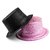 Sombrero Copa Plana Glitter - comprar en línea