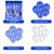 Kit Decoración Cumpleaños Azul Fuerte - comprar en línea