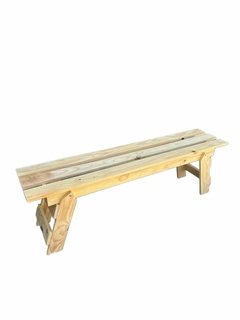 #155 Mesa Plegable + 2 Bancos Plegables 120cm - tienda online