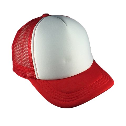 Gorra Trucker Niños 1 Color + Frente Blanco