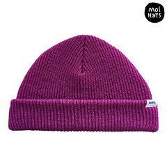 Gorro de Lana (Beanie) Liso Grueso Doble Medio Nº3 - comprar online