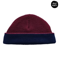 Gorro de Lana (Beanie) Corto Nº2 REVERSIBLE