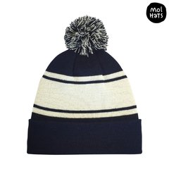 Gorro de Lana (Beanie) Franja con Pompón