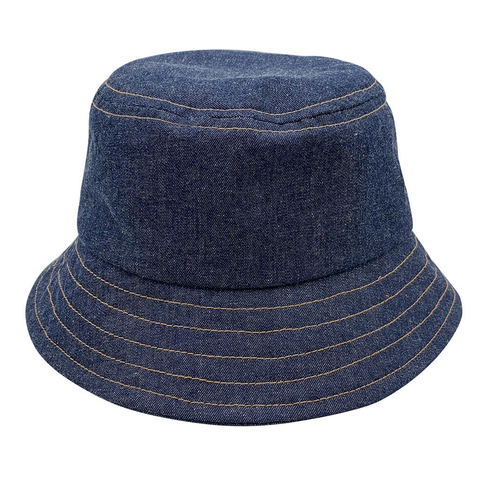 Sombrero tipo Piluso / Bucket / Pescador 100% Algodón Denim Jean - tienda online
