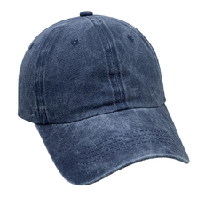 Gorra Clásica de Denim Lavado (tipo Gastado) 1 Color Pleno - Mol Hats