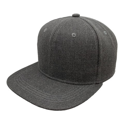Gorra Snapback Gris Melange Texturado - Mol Hats