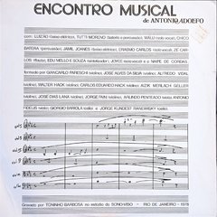 Antonio Adolfo - Encontro Musical - EX+