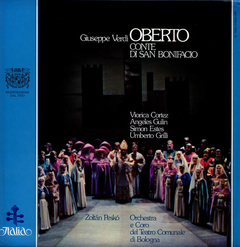 Giuseppe Verdi - Oberto - Conte Di San Bonifacio - Box 3 LPs Importado Novo