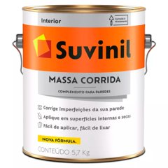 MASSA CORRIDA 3,6 L/5,7 KG - SUVINIL