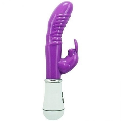 Vibrador Jelly Duplo Motor - 10 Vibrações - Cor Roxo Ref 5367