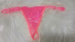 CALCINHA COM STRASS ROSA NEON SAFADA TAMANHO UNICO REF 4196 - comprar online