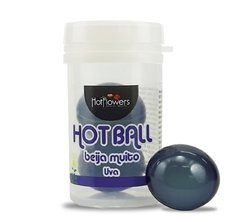 Bolinha Dupla Hot Ball Beija Muito Sabor Uva