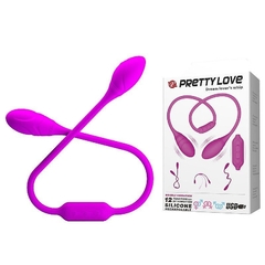 Vibrador Duplo 12 Vibrações Pretty Love Dream Lover's Whip Ref 6028