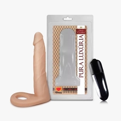 Anel Companheiro Com Vibro E Pênis Ref AC 007 - 15x3,2 Cm Sexy Fantasy